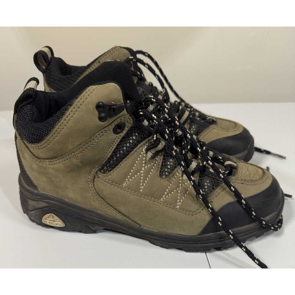 Vintage 90s Nike All Conditions Gear ACG Leather Hiking Boots Trail Shoes W7